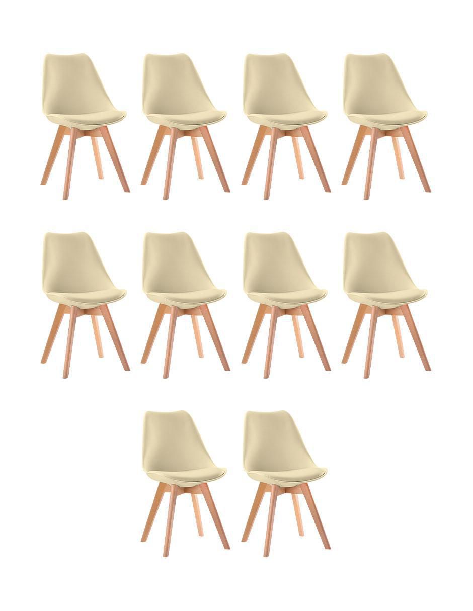 Set de sillas 10 piezas de plástico Set de sillas 10 piezas de plástico