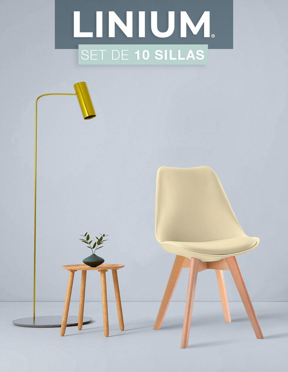 Set de sillas 10 piezas de plástico 4
