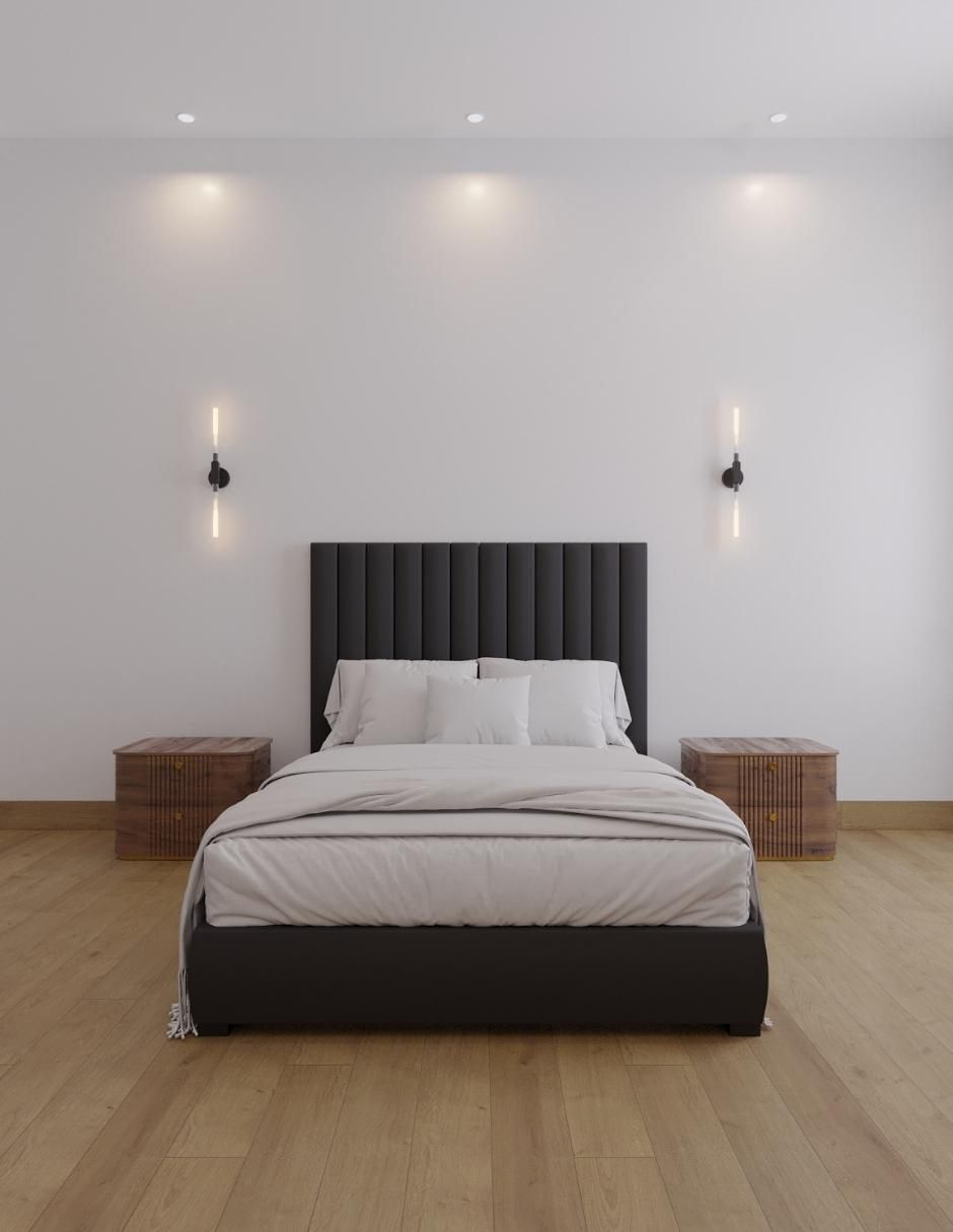 Cama modern luxury velvet bed 2