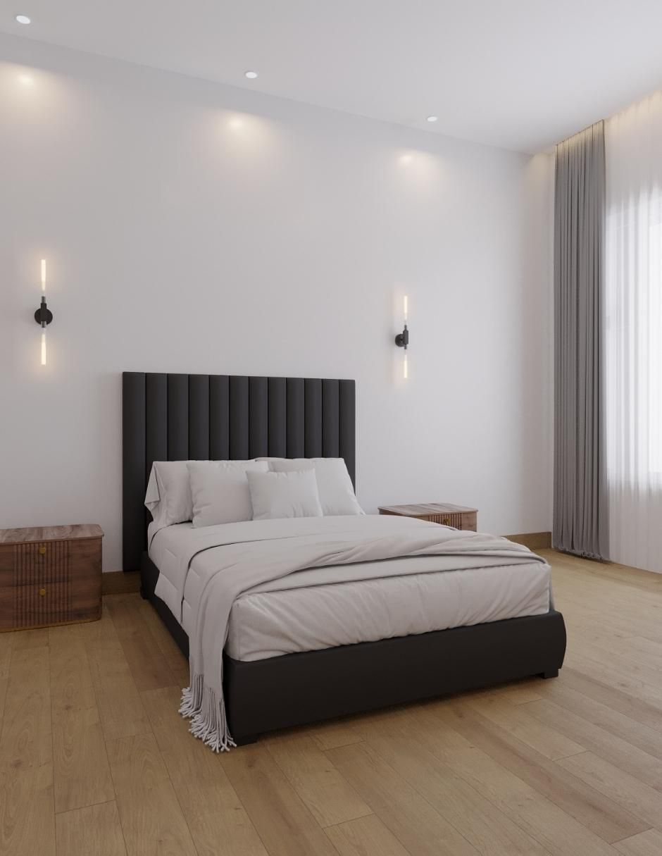 Cama modern luxury velvet bed 3