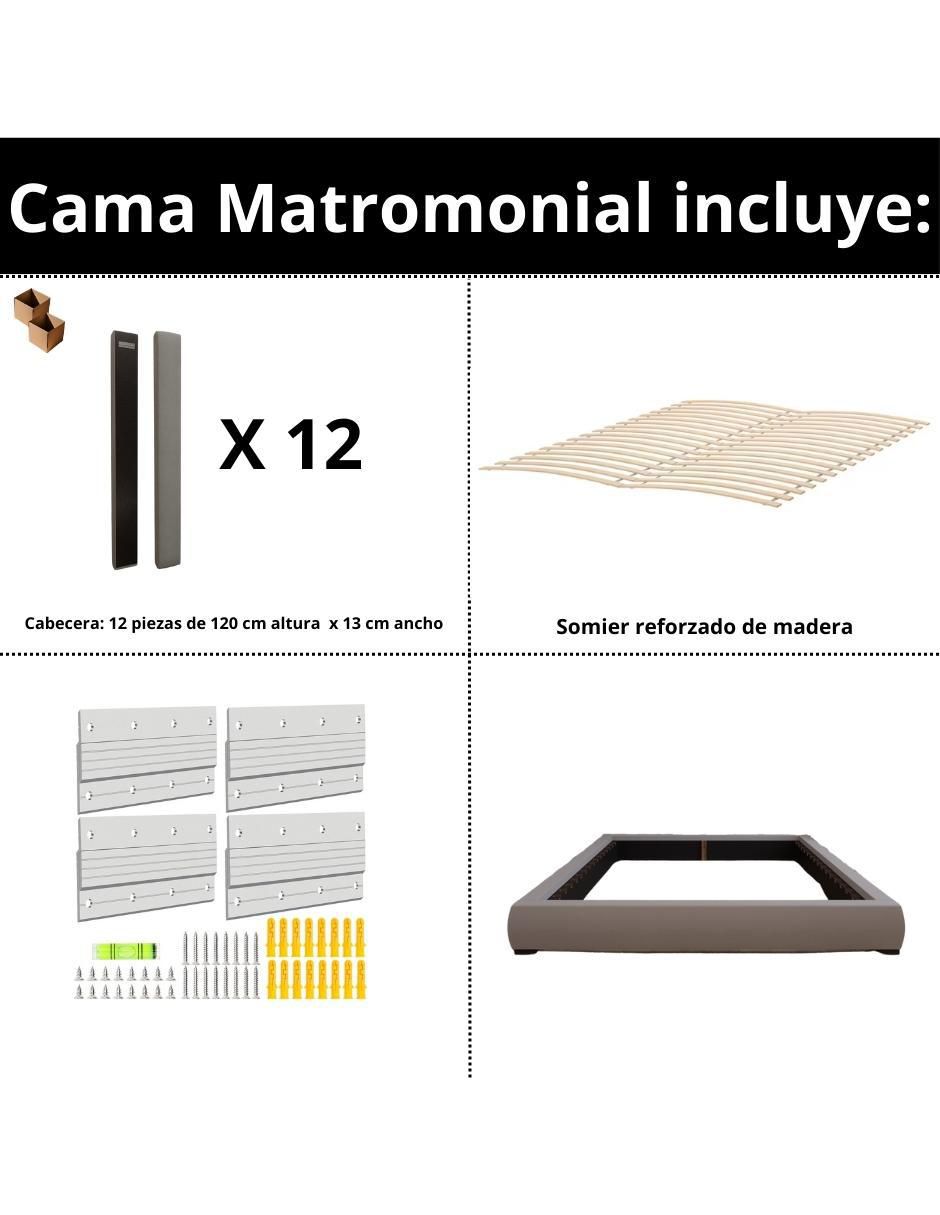 Cama modern luxury velvet bed 6