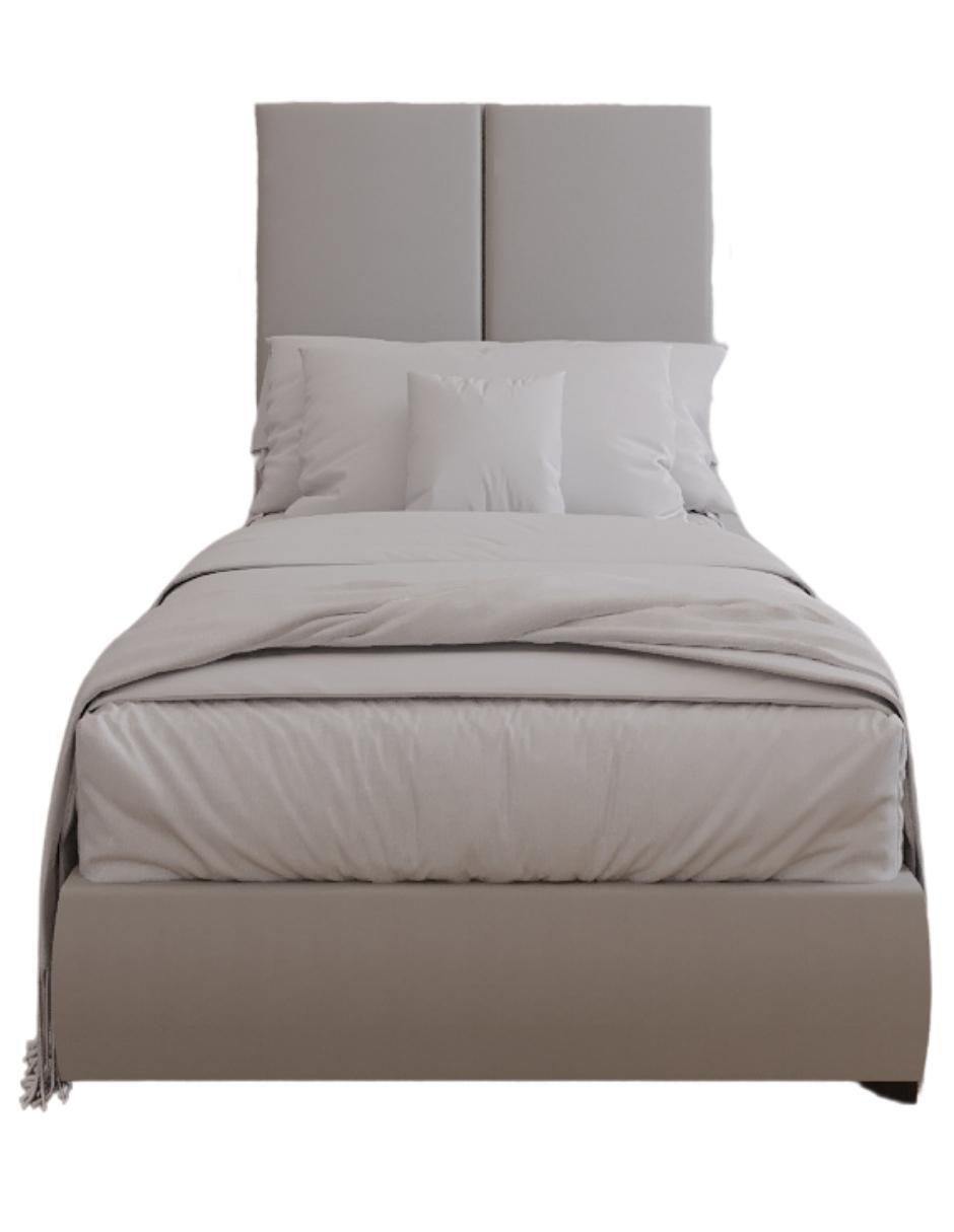Cama Modern Luxury velvet Bed con patrones en cabecera de 52 centimetros de tela