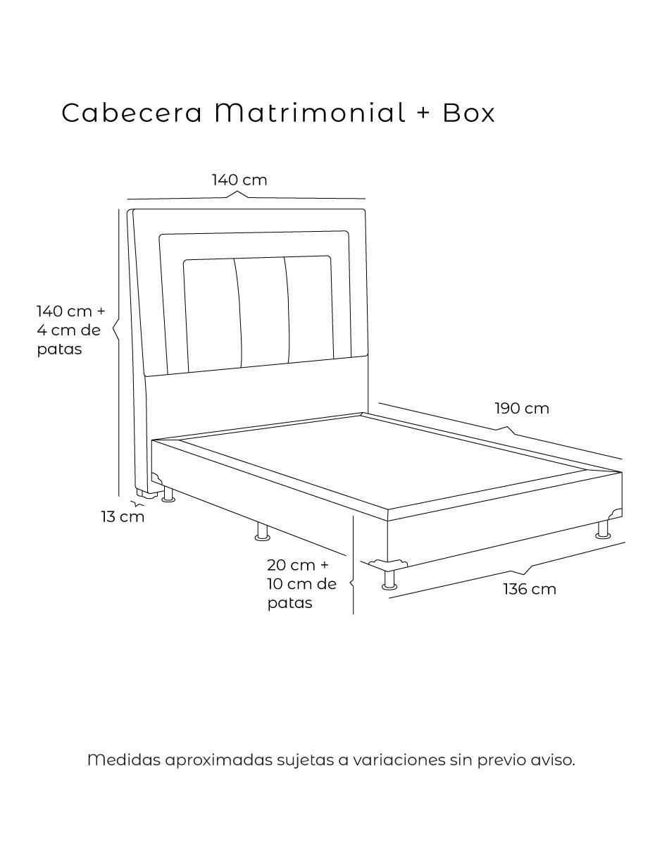 Set Recámara Bora Box de madera pino 9