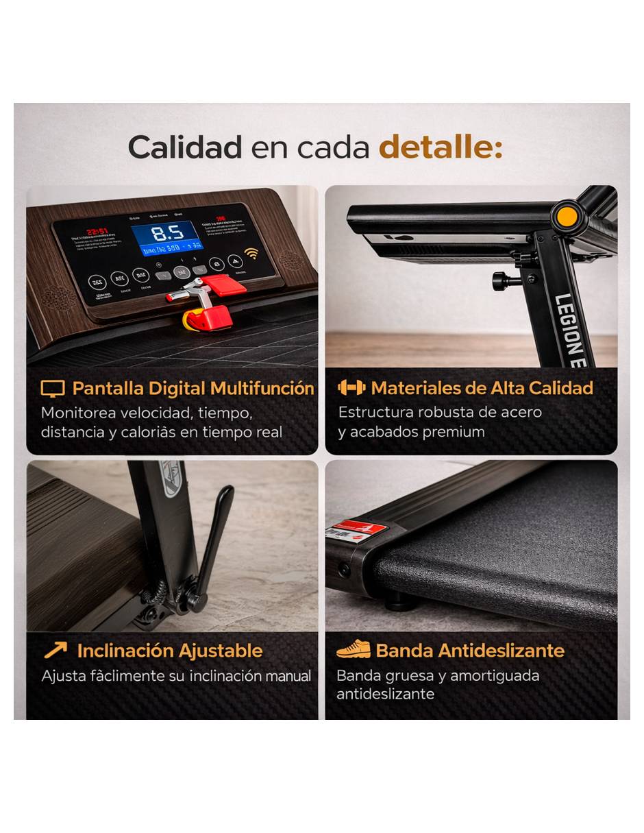 Caminadora semiprofesional Centurfit plegable