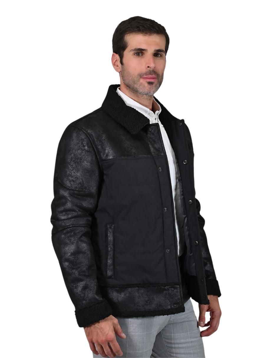 Chamarra casual Perry Ellis texturizado para hombre