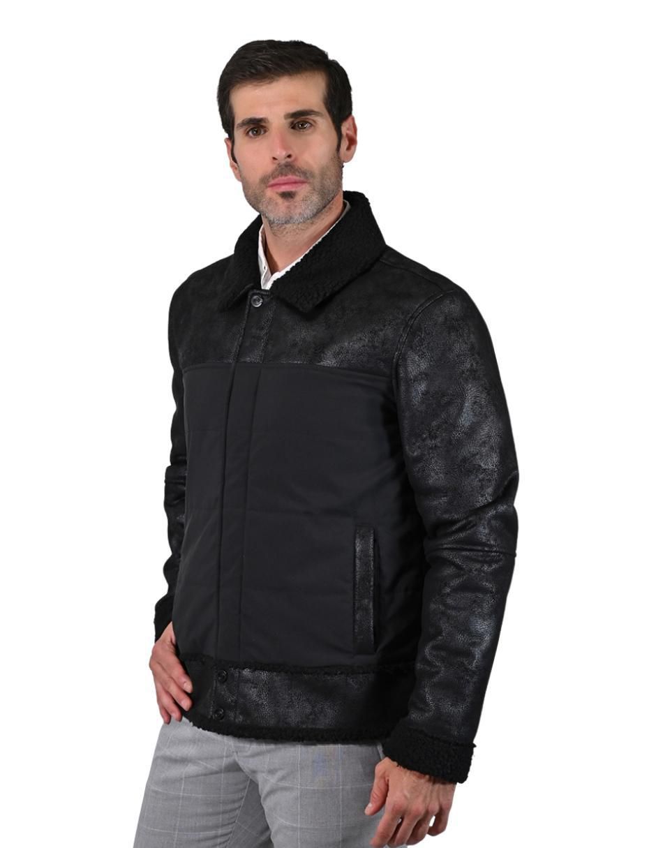 Chamarra casual Perry Ellis texturizado para hombre