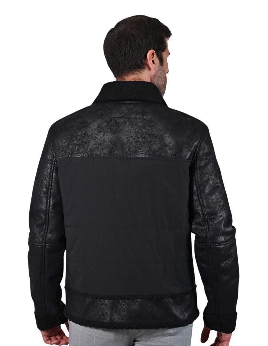 Chamarra casual Perry Ellis texturizado para hombre