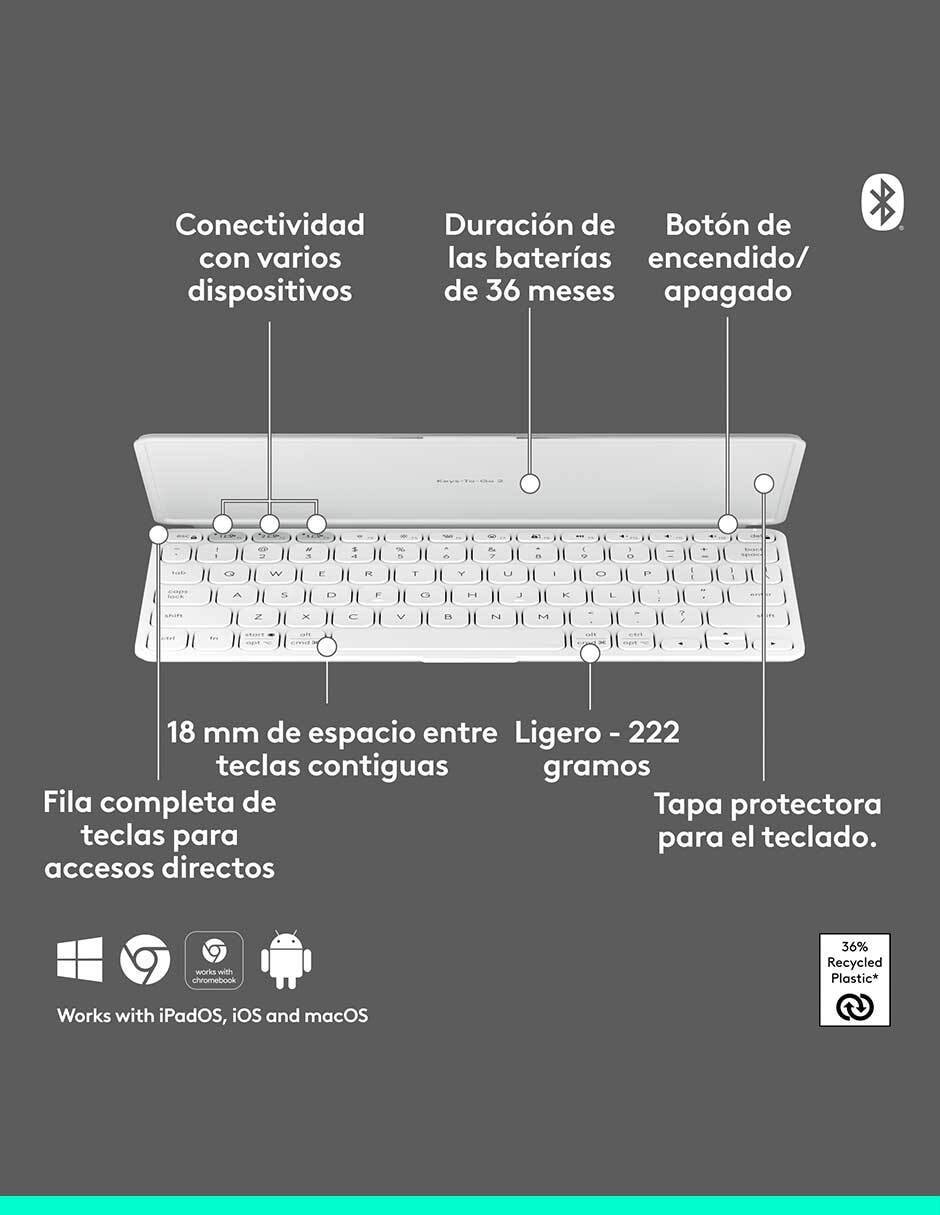 Teclado portátil Keys to go 2 6