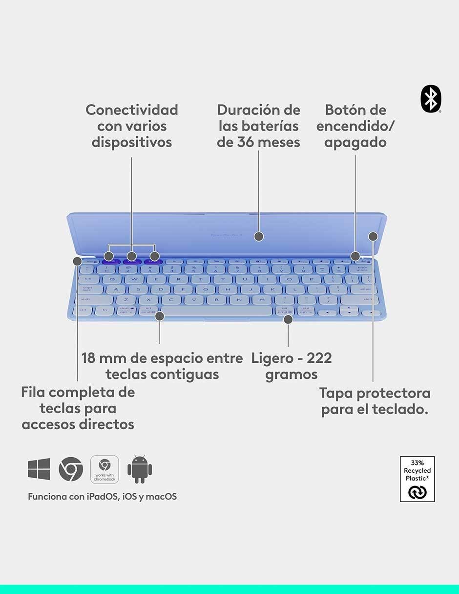 Teclado portátil Keys to go 2 8