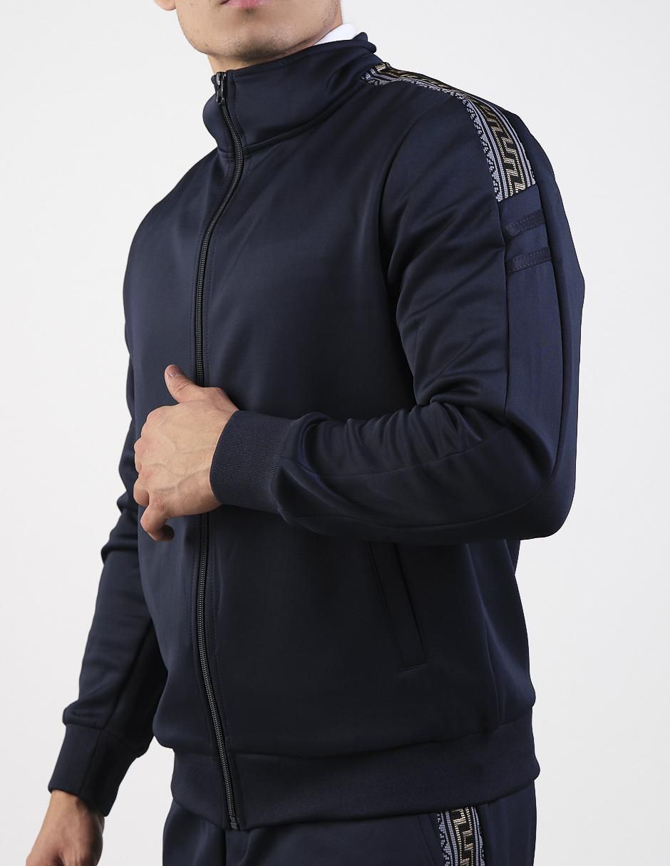 Conjunto deportivo regular con elástico para hombre