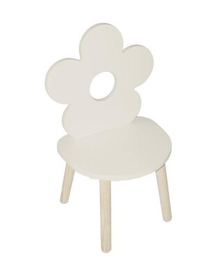 Silla infantil Silla Flor de madera Silla infantil Silla Flor de madera