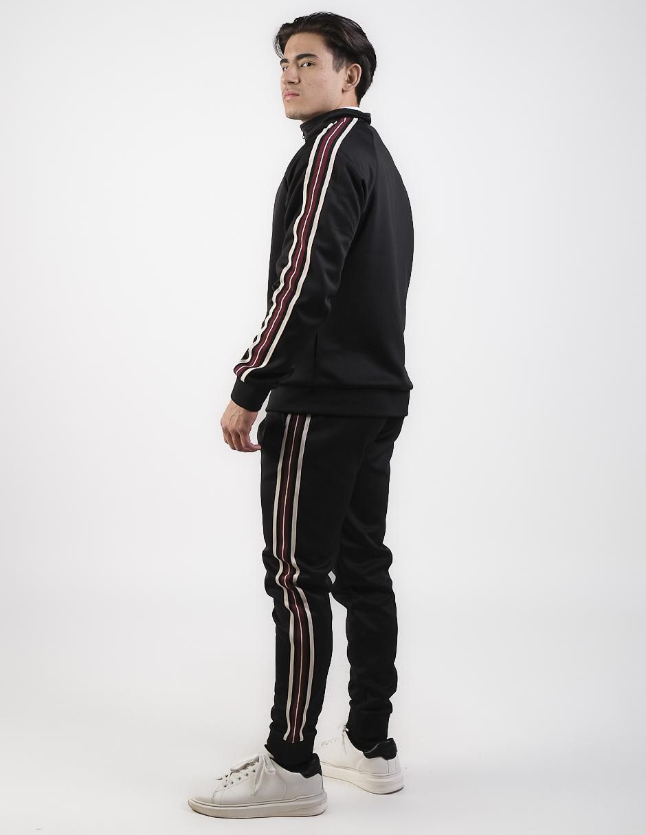 Conjunto deportivo regular con elástico para hombre