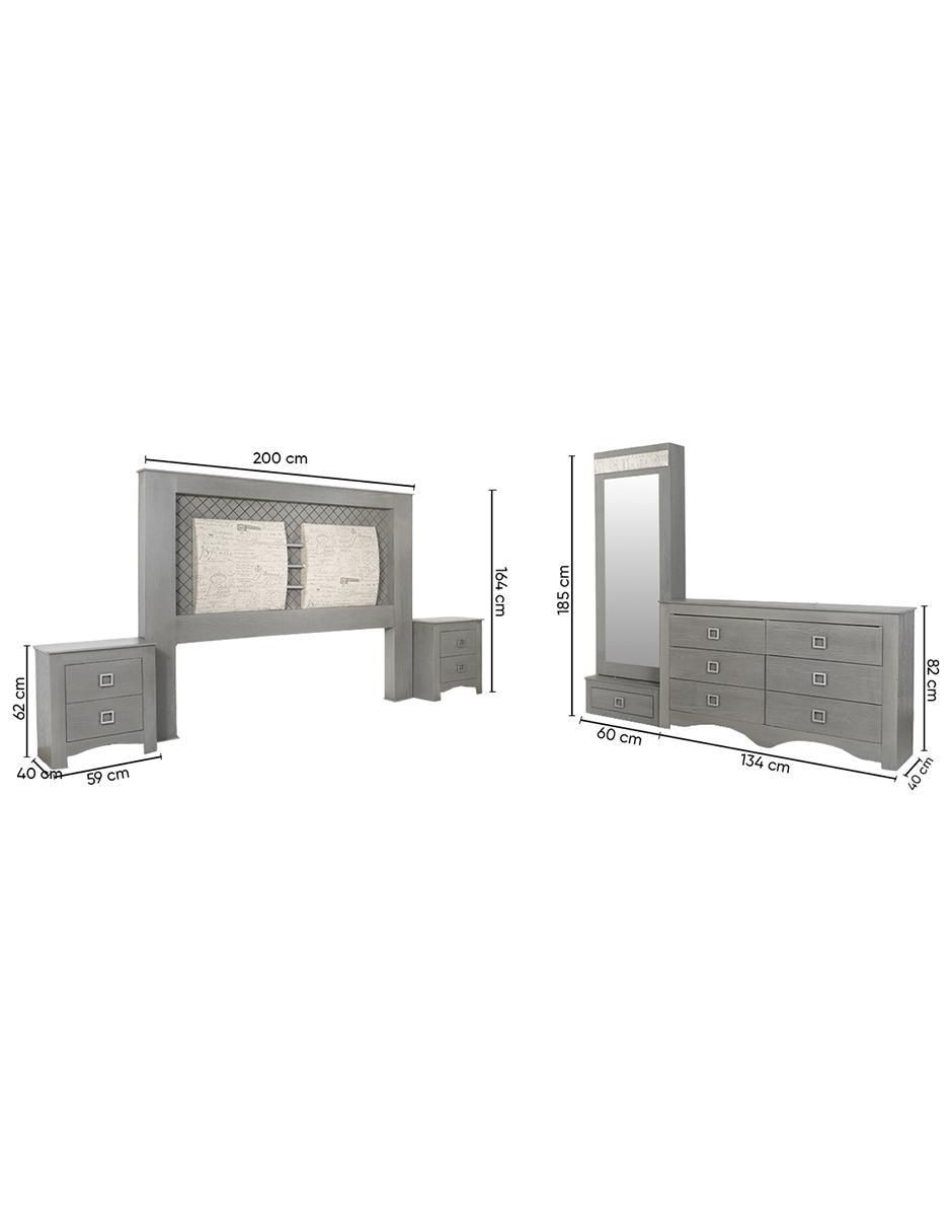 Set recámara Da Vinci de MDF 16