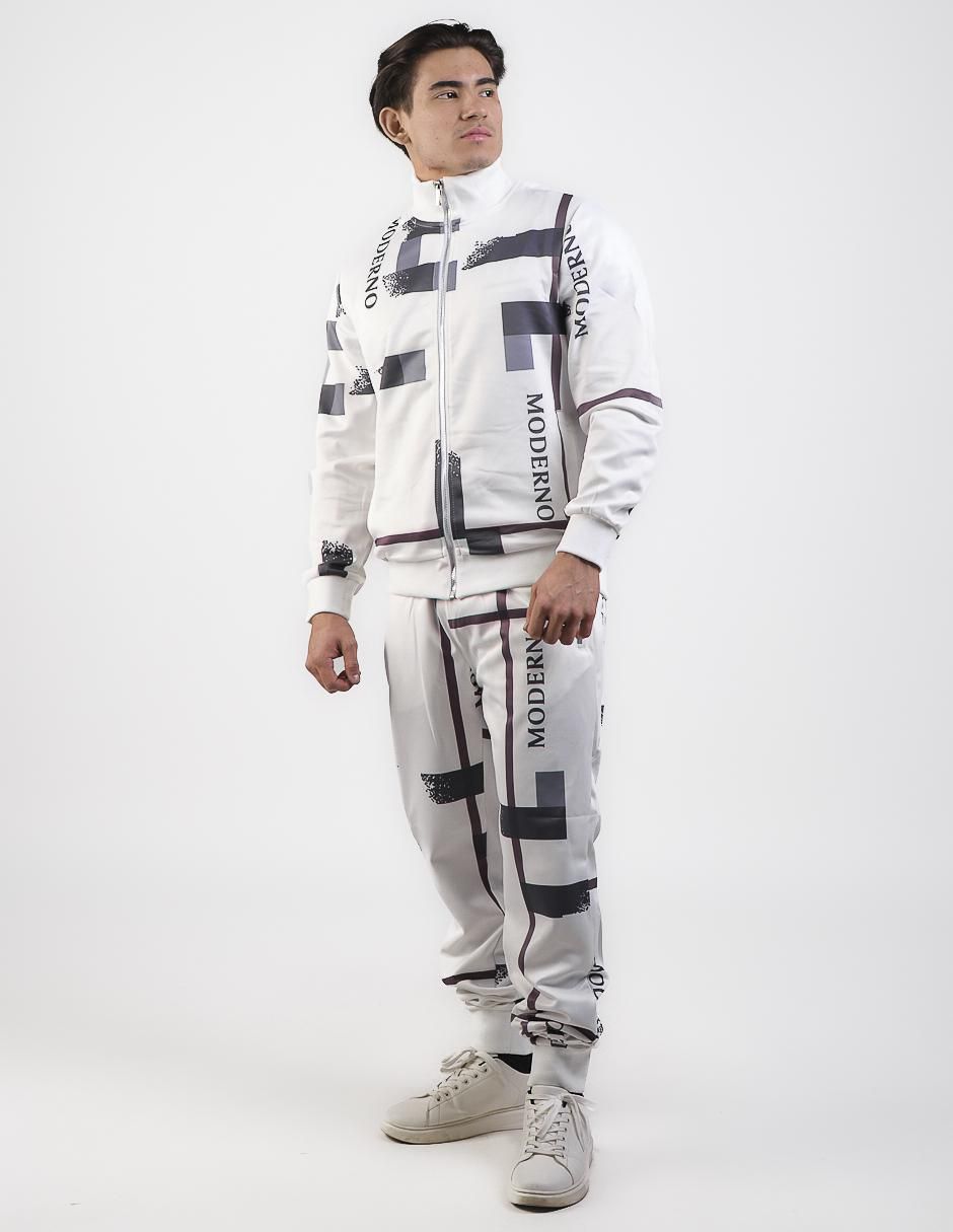 Conjunto deportivo regular con elástico para hombre Conjunto deportivo regular con elástico para hombre