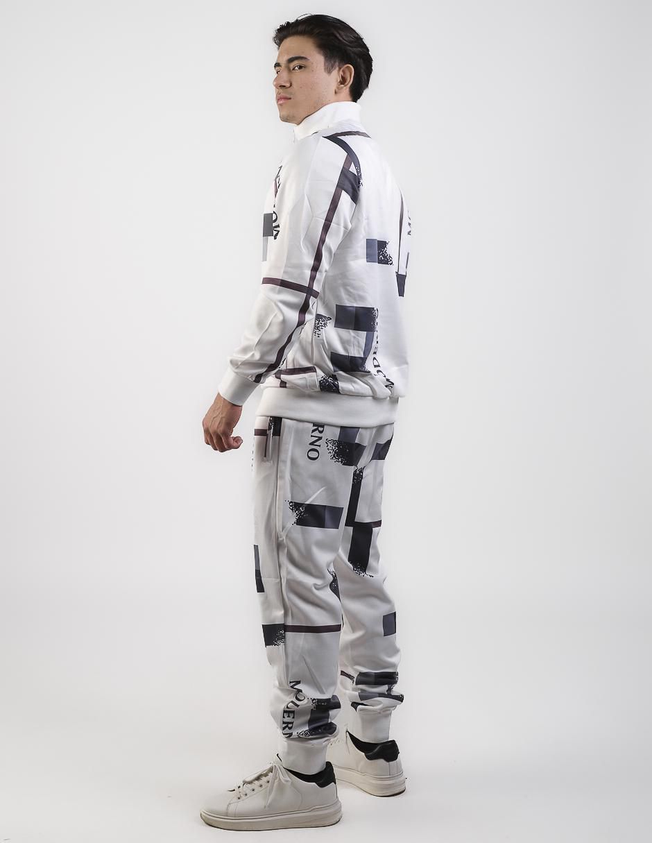 Conjunto deportivo regular con elástico para hombre