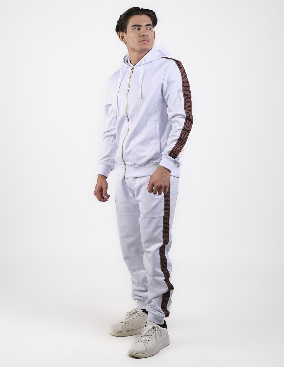 Conjunto deportivo regular con elástico para hombre Conjunto deportivo regular con elástico para hombre