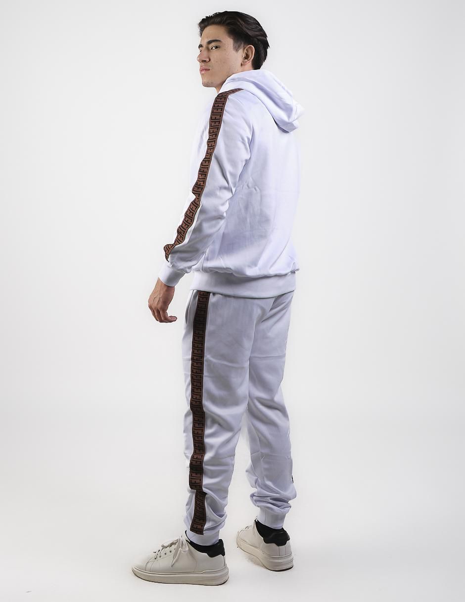 Conjunto deportivo regular con elástico para hombre