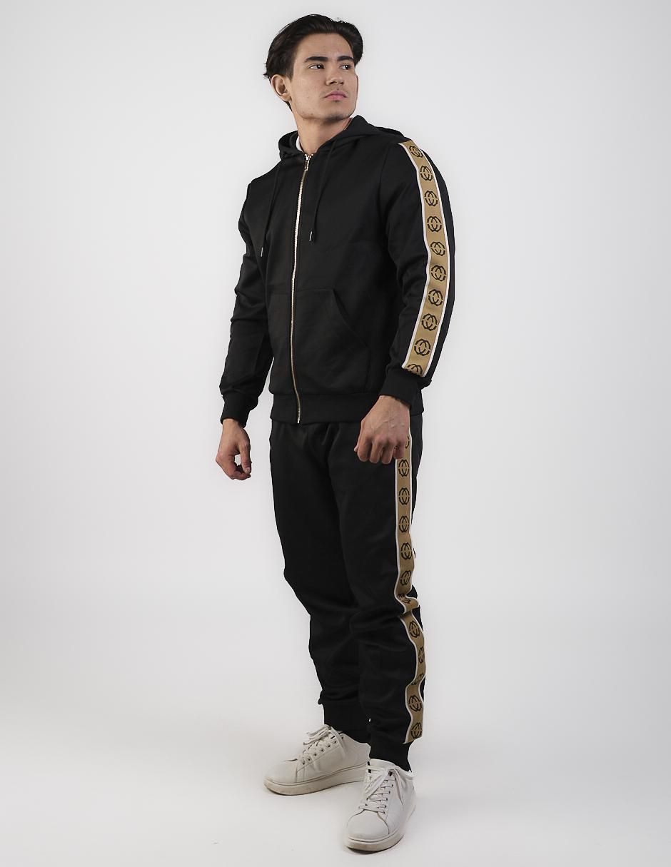 Conjunto deportivo regular con elástico para hombre Conjunto deportivo regular con elástico para hombre