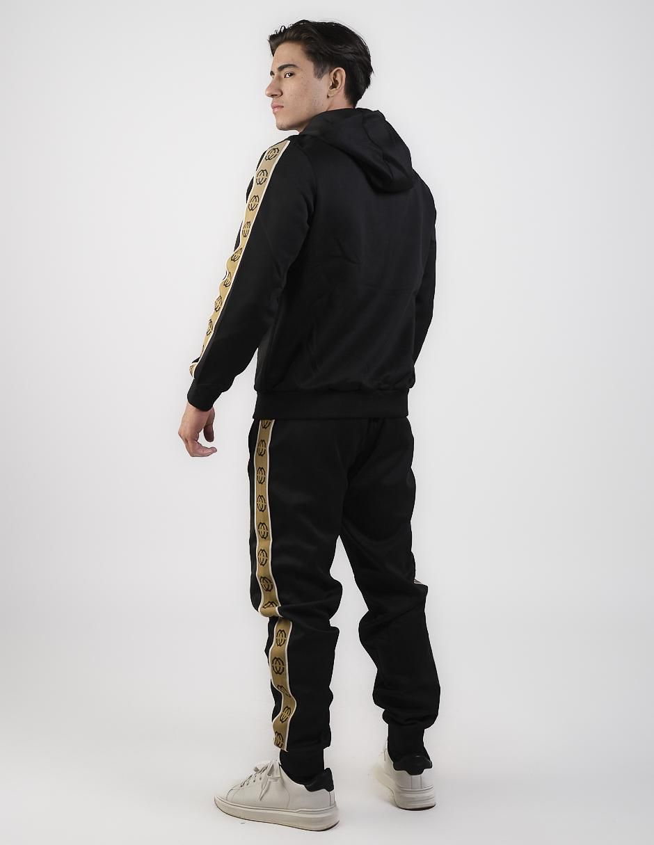 Conjunto deportivo regular con elástico para hombre