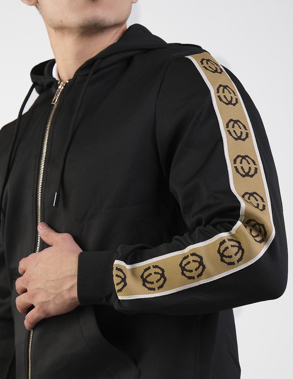 Conjunto deportivo regular con elástico para hombre
