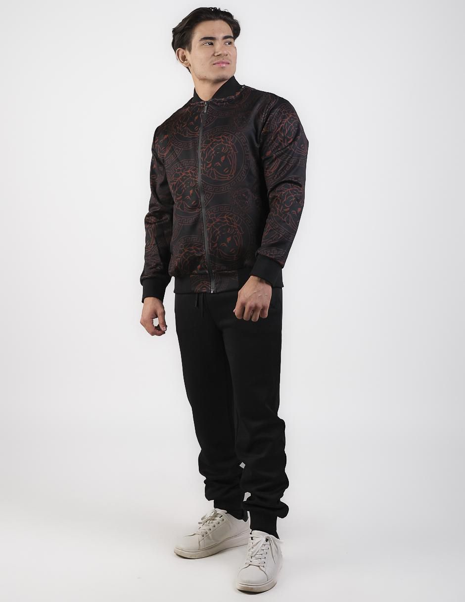 Conjunto deportivo regular con elástico para hombre