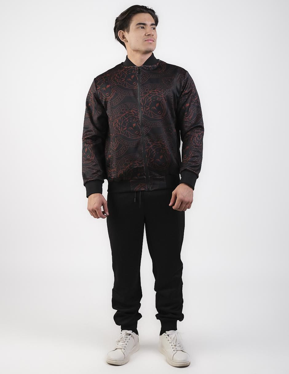Conjunto deportivo regular con elástico para hombre