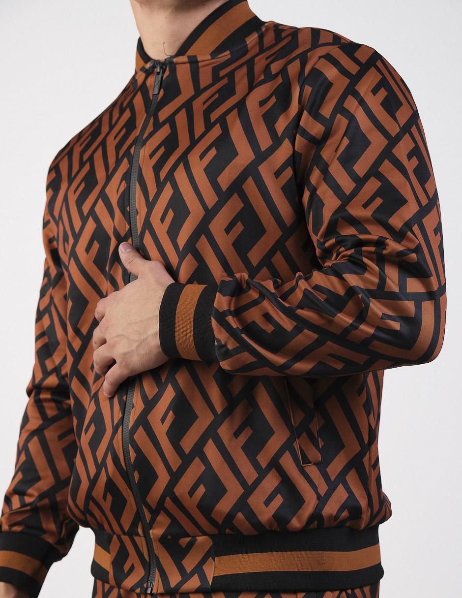 Conjunto deportivo regular con elástico para hombre