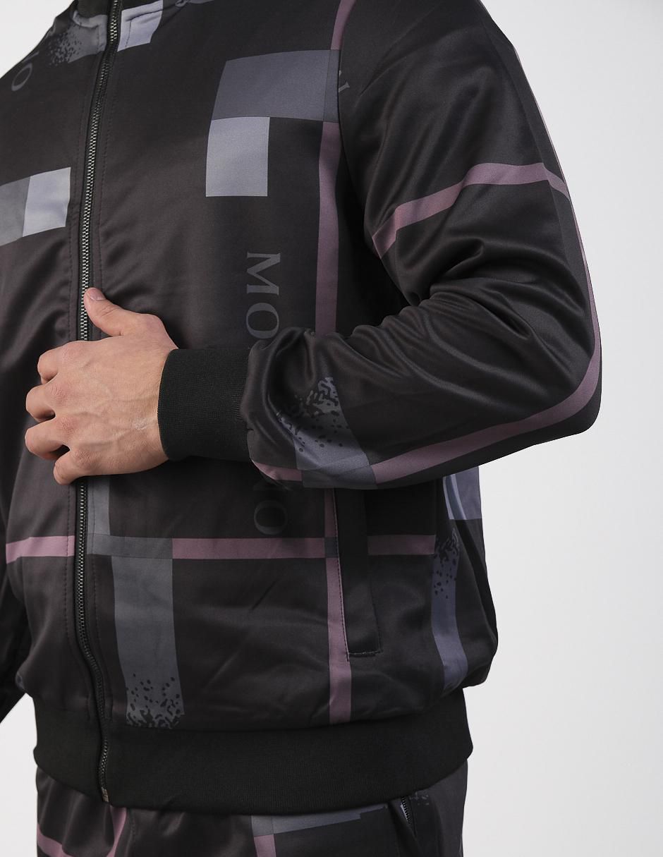 Conjunto deportivo regular con elástico para hombre