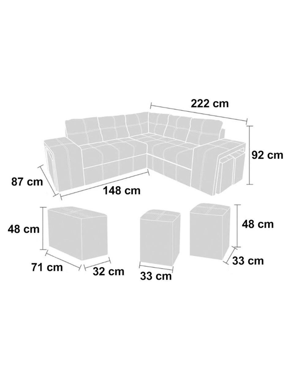 Sala modular de lino 5