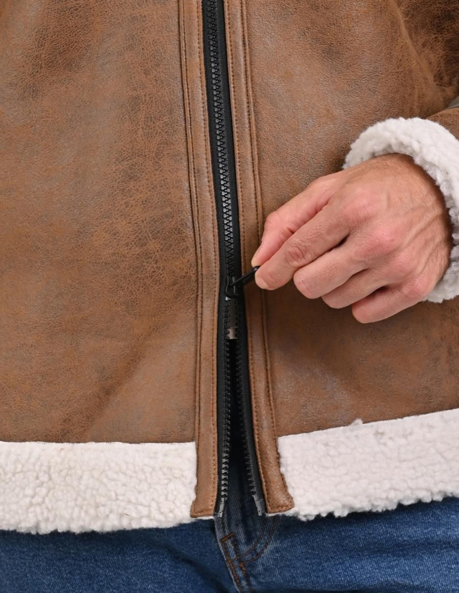 Chamarra casual Perry Ellis con bolsillos para hombre