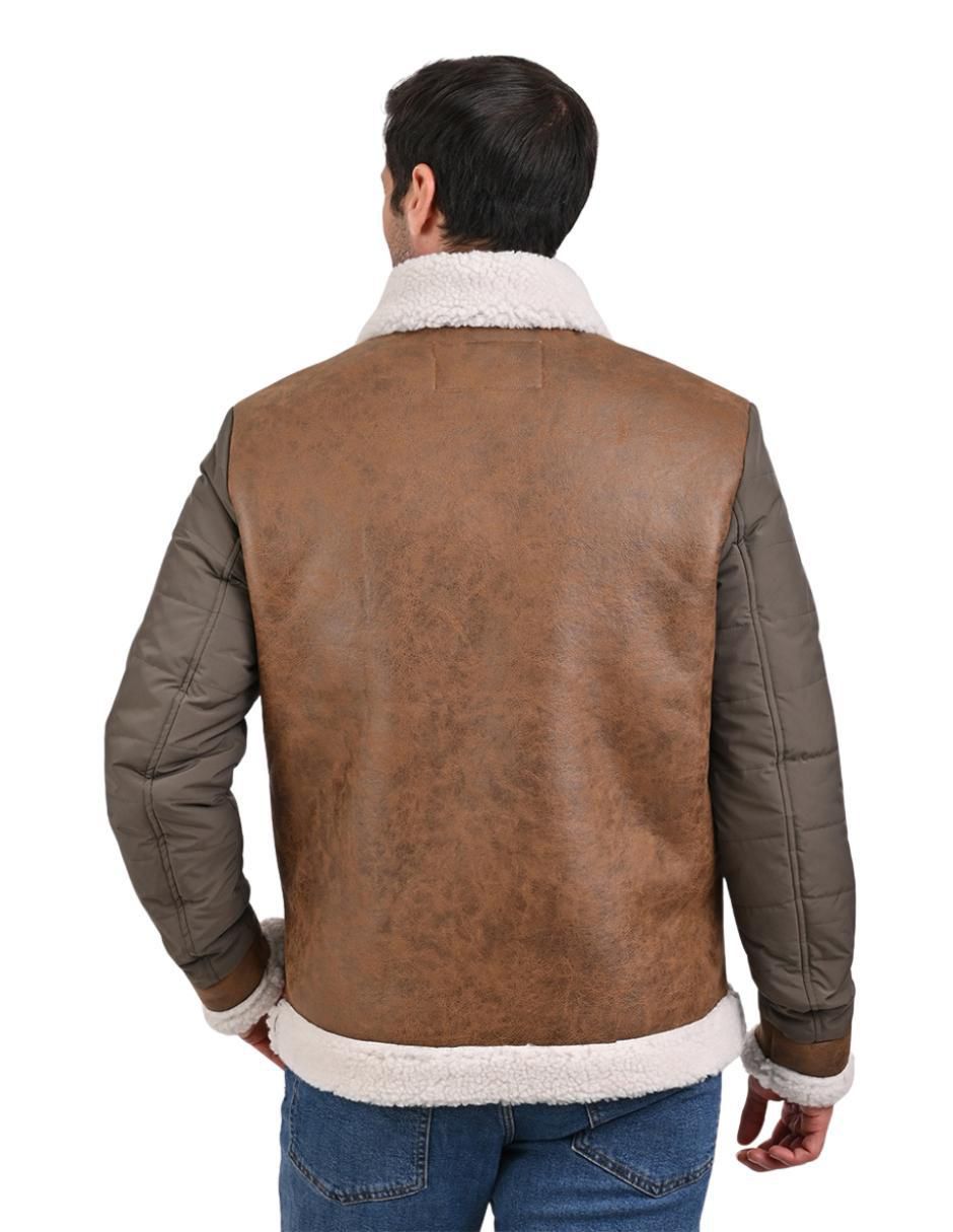 Chamarra casual Perry Ellis con bolsillos para hombre