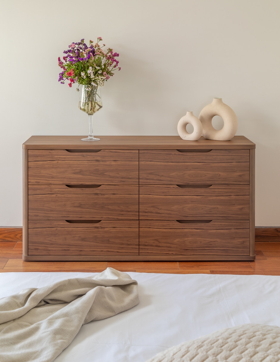 Cómoda Tampa de chapa madera 6