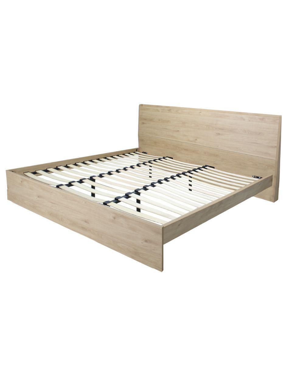 Cama Marsala Encino Mundo In de madera queen size