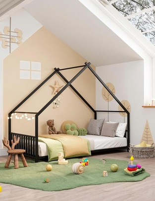 Base para cama de metal