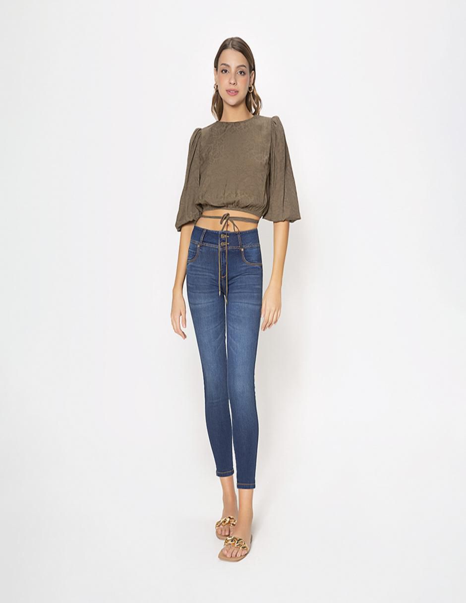 Blusa Studio F manga 3/4 para mujer