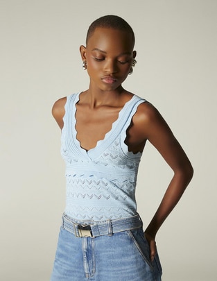 Blusa de tirantes Studio F para mujer