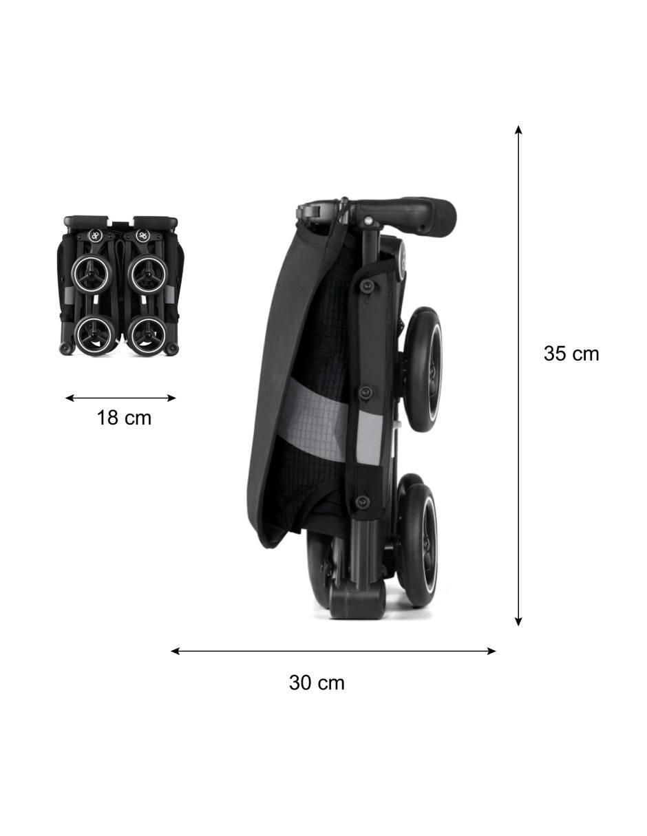 Carriola ultraligera pockit de aluminio 7