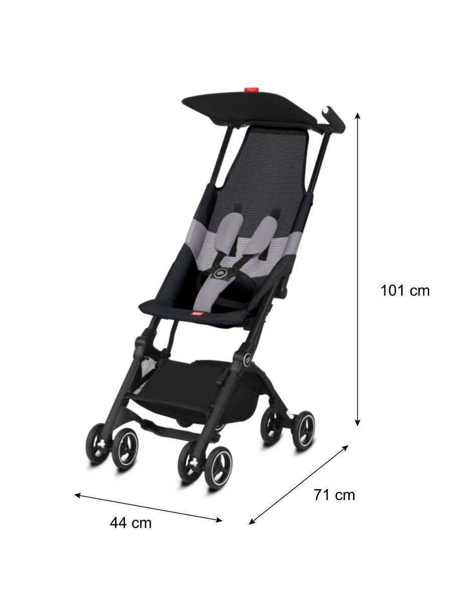 Carriola ultraligera pockit de aluminio 8