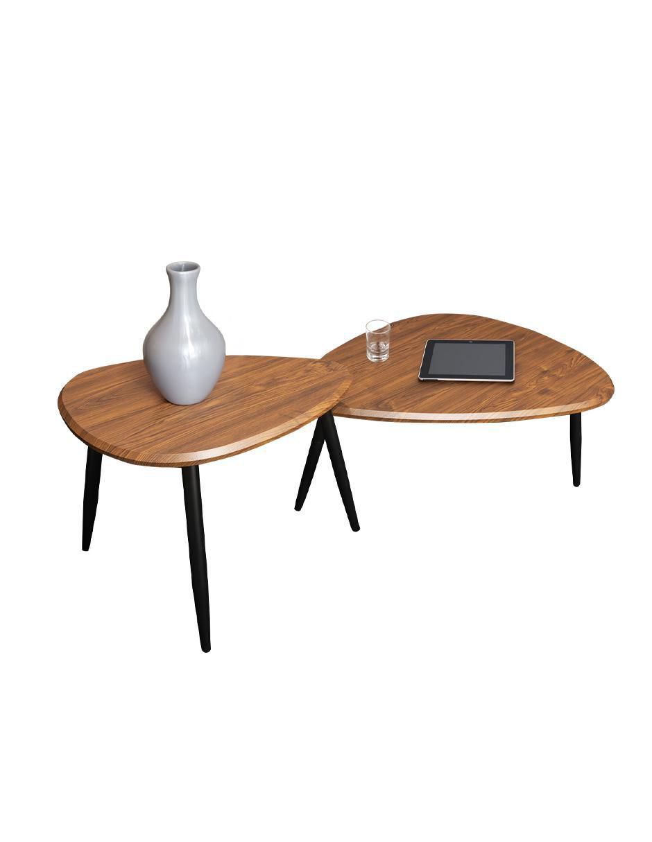 Juego de mesas para sala dadje de mdf 2 piezas