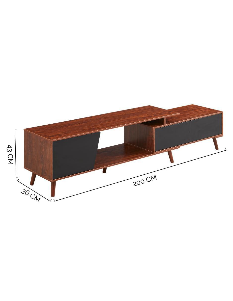 Mueble de tv armable Easy Living de melamina
