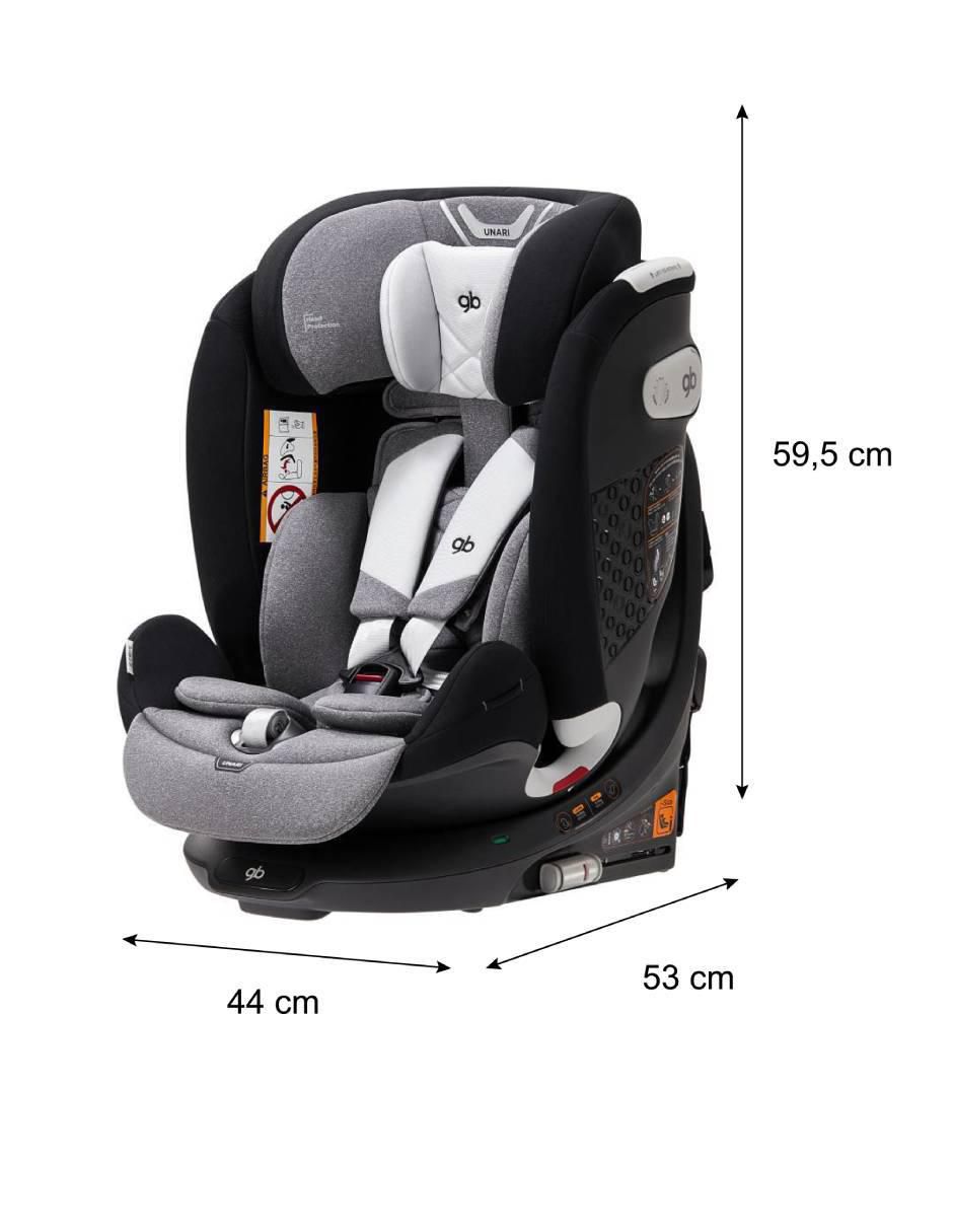 Autoasiento convertible compatible con carros con isofix y/o cinturón de 3 puntos unari 6