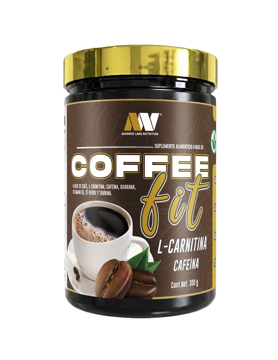 Coffee FIT café energético y termogénico Advance Nutrition con cafeína sabor café de 300 g