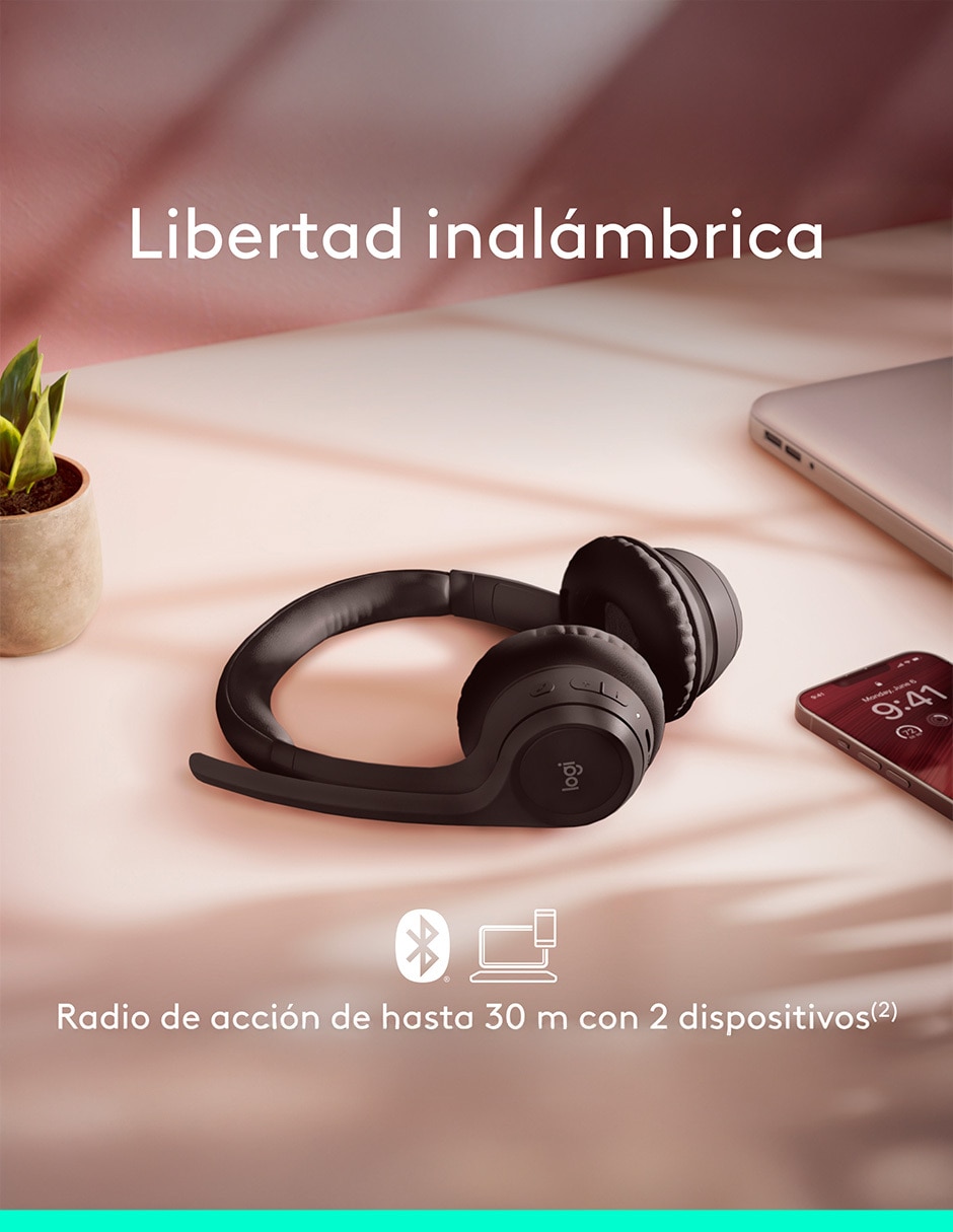 Audífonos On-Ear Zone 300 inalámbricos con cancelación de ruido 10