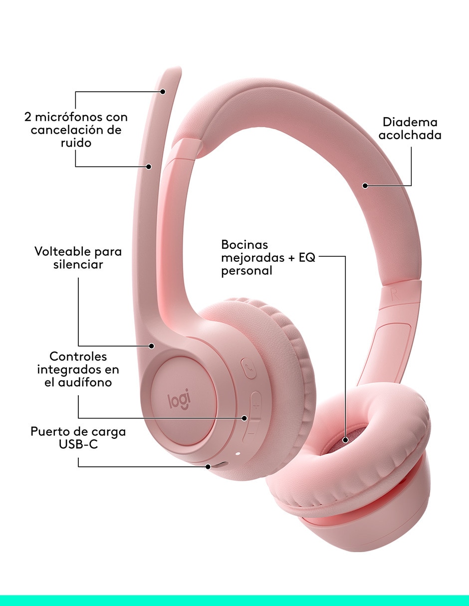 Audífonos On-Ear Zone 300 inalámbricos con cancelación de ruido 6