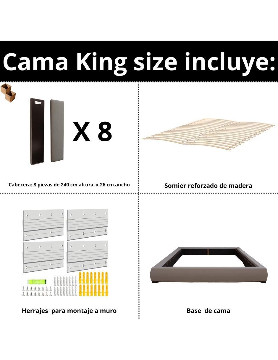 Cama Modern Luxury de tela 6