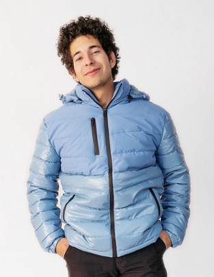 Chamarra casual con capucha para hombre Chamarra casual con capucha para hombre