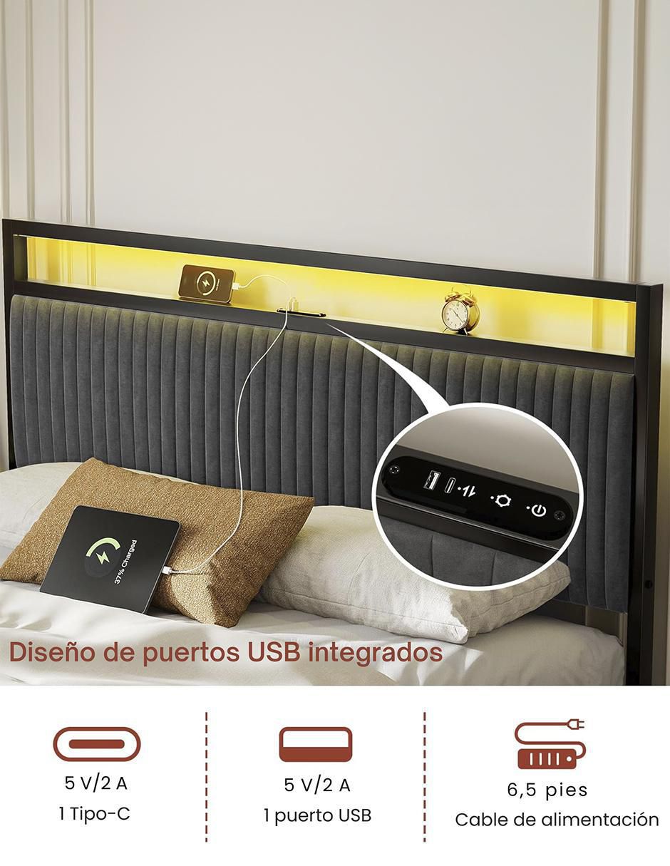 Base para cama de metal 6