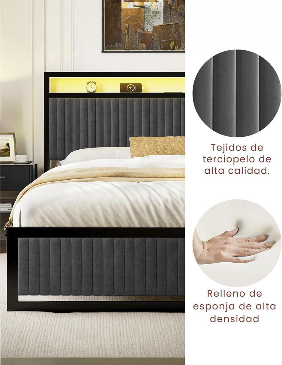 Base para cama de metal 5