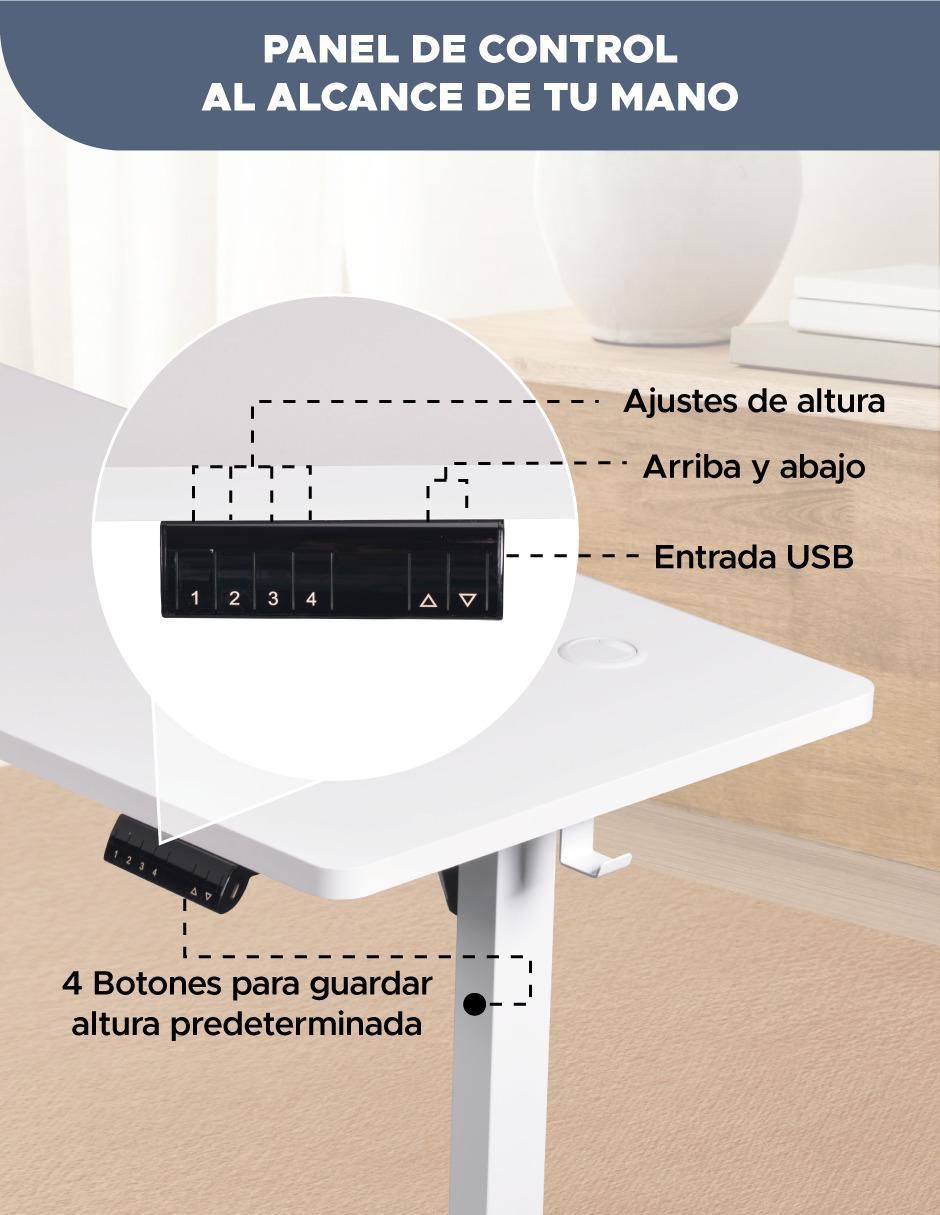 Escritorio armable de MDF 4