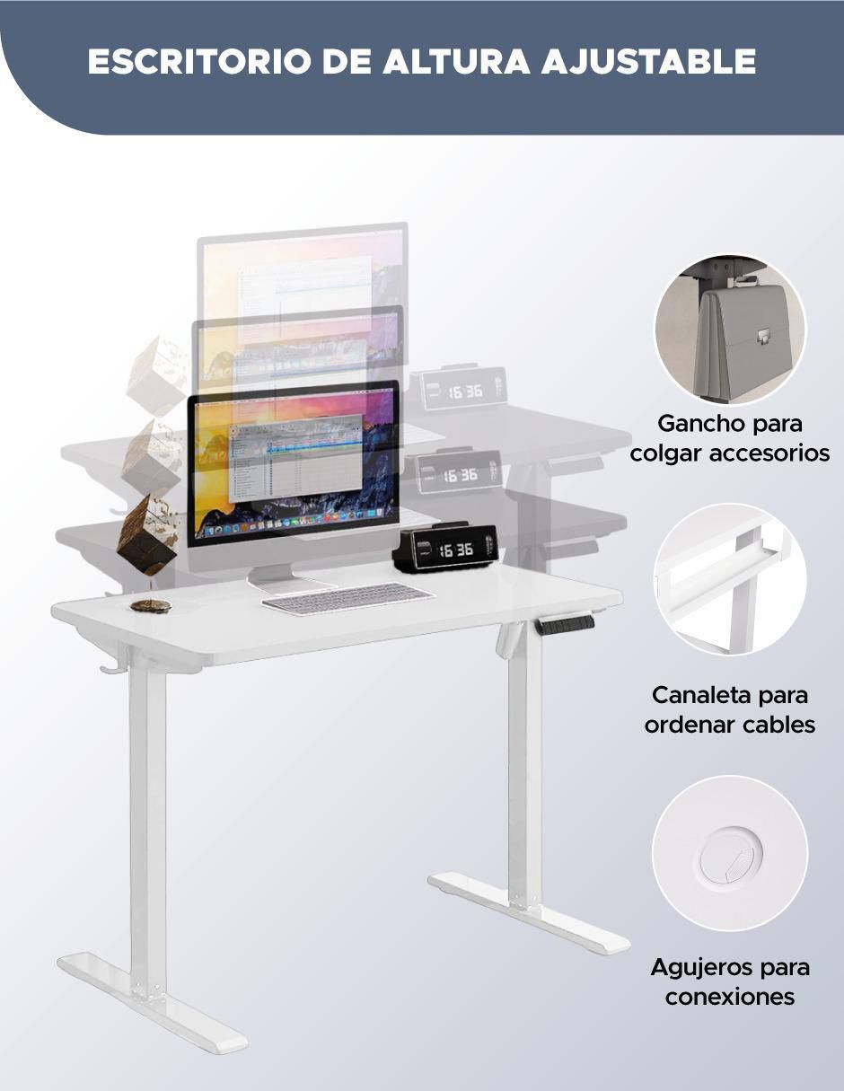 Escritorio armable de MDF 5
